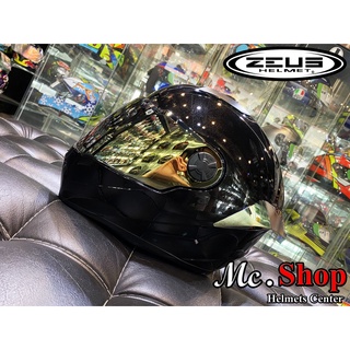 หมวกกันน็อค ZEUS ZS-811 BLACK แถมชิวปรอท+สปอยเลอร์+แถมโม่ง