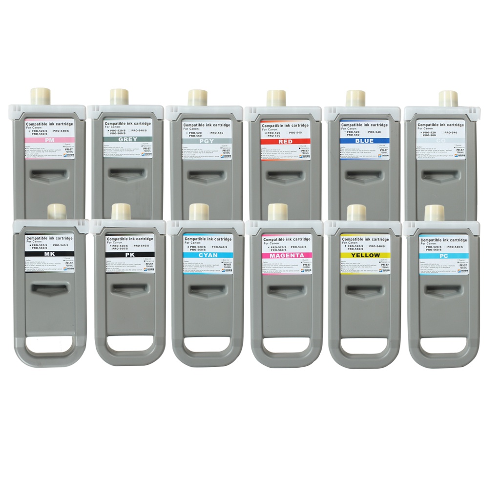 DTawan น้ำหมึกเติม Pigment กันน้ำ PFI-57 ปริมาณ 700 ML. สำหรับ Canon Image PROGRAF PRO 520/s PRO 540/s RRO 560/s #4