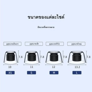 Feaulle LATEX H270 จุกหูฟังสำหรับหูฟัง TWS ท่อวงกลม Liberty 4NC 900N XM5 ซิลิโคนคุณภาพพรีเมี่ยม