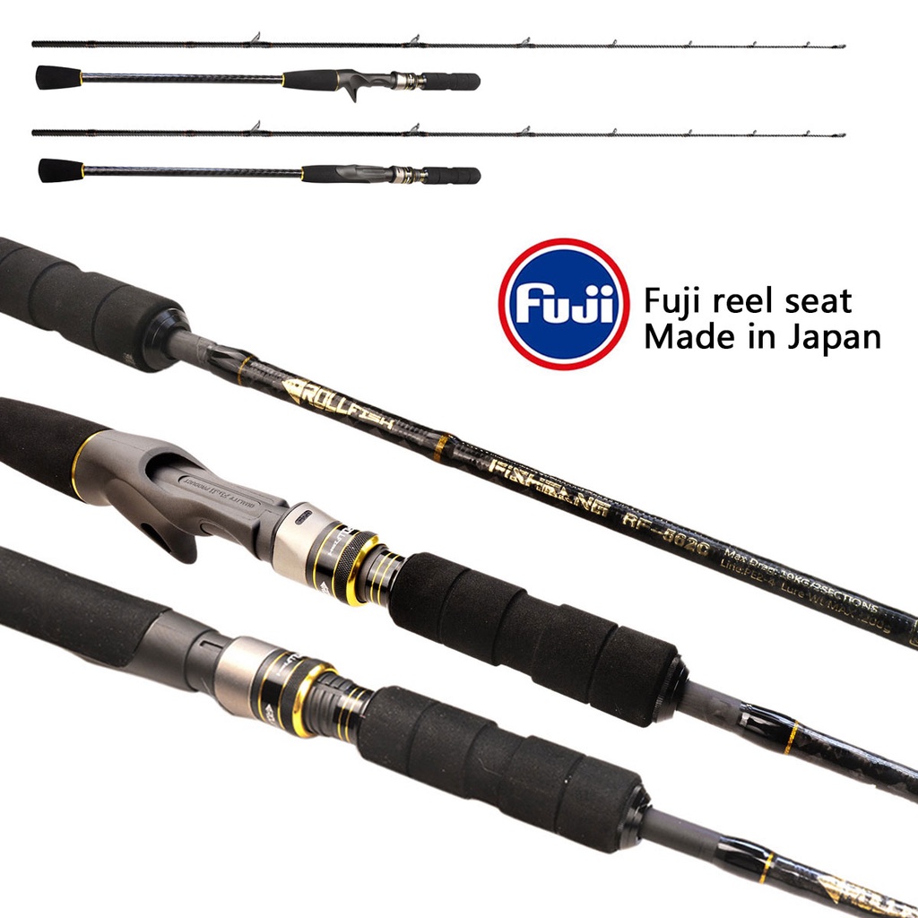 X-cross 1.68M/1.8M Fuji Jigging Rod ช้า-Jigging/Fast-Jigging/Light-Jigging เบ็ดตกปลาน้ําเค็ม Casting Rod Spinning Rod