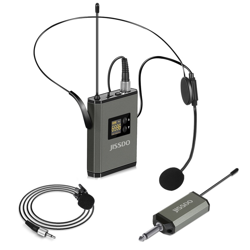 Wireless Headset Microphone/Lavalier Lapel Mic, UHF Microphone System 5v9p ljedo3kjhy ThaiPick