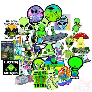 ❉ NASA：Alien UFO - Series 06 E.T Believe Waterproof Graffiti สติ๊กเกอร์ ❉ 50Pcs/Set DIY Fashion Decals Doodle สติ๊กเกอร์