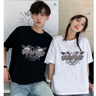 BK-465 เสื้อยืดแขนสั้นพร้อมส่ง 7สี ลายการ์ตูน ขายดีตามเทรนต์ ลายน่ารัก สีสันสดใส่น่ารัก ใส่ได้ทั้งหญิงและชาย (S-XXL)