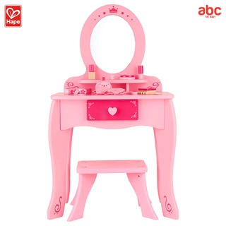 Hape Mainan Kayu Meja Rias dan Stool Dresser Table And Stool Mainan Edukasi Anak 3 Tahun ke Atas gambar 3