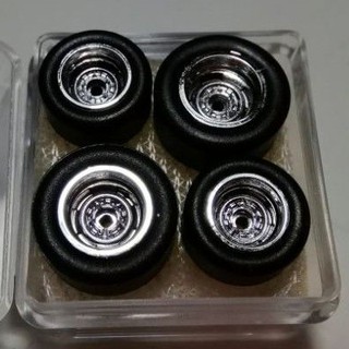 กะทะล้อ โครเมี่ยม Choro Q Wheels 10-12 m.m. ใส่แกนล้อเดิมได้