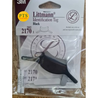 3m Littmann Identification Tag Black ป้ายชื่อสำหรับหูฟัง 3M (2170)