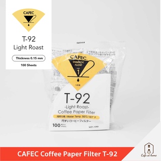 CAFEC Specialty Paper Filter T-92 กระดาษกรองกาแฟ ทรง Cone Shape / V60