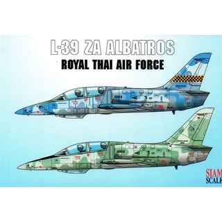 DECAL (รูปลอกน้ำ) Siam Scale 1/48 L-39 ZA ALBATROS ROYAL THAI AIR FORCE