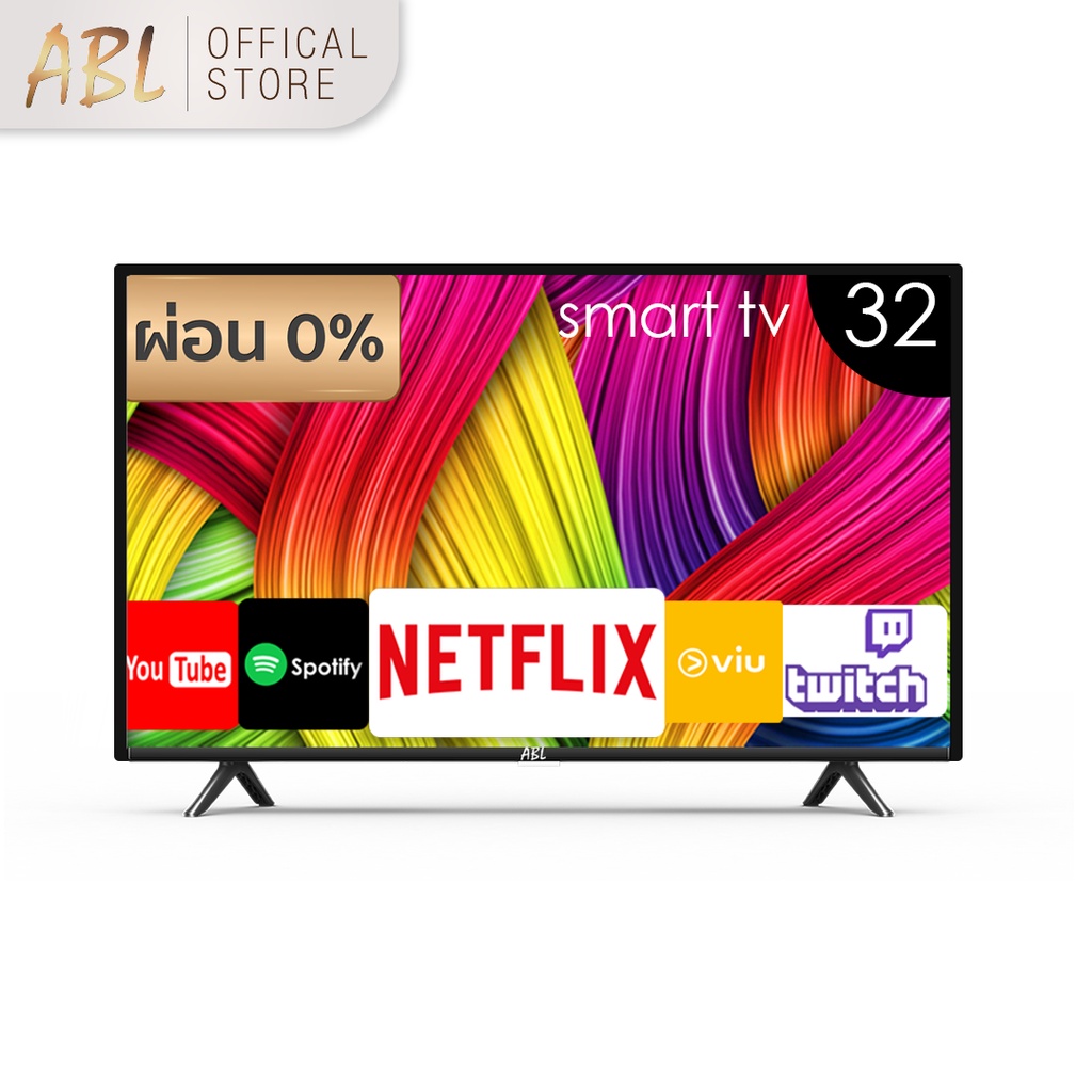 [รับประกัน1ปี ศูนย์ไทย] ABL ทีวี LEDTV สมาร์ททีวี HD ขนาด 32 ,40นิ้ว Android 9.0 รับประกัน 1 ปี จอภาพ TV ทีวี
