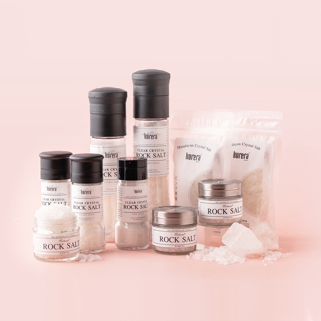 เกลือบริสุทธฺ์สีขาว เกลือหิมาลายันคริสตอลขาว ตราเคียวร่า  - Kurera Thai