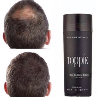 ราคาโรงงาน ฟรี COD ผงโรยหัว ไฟเบอร์ ปิดผมบาง Toppik hair building fiber 27.5g