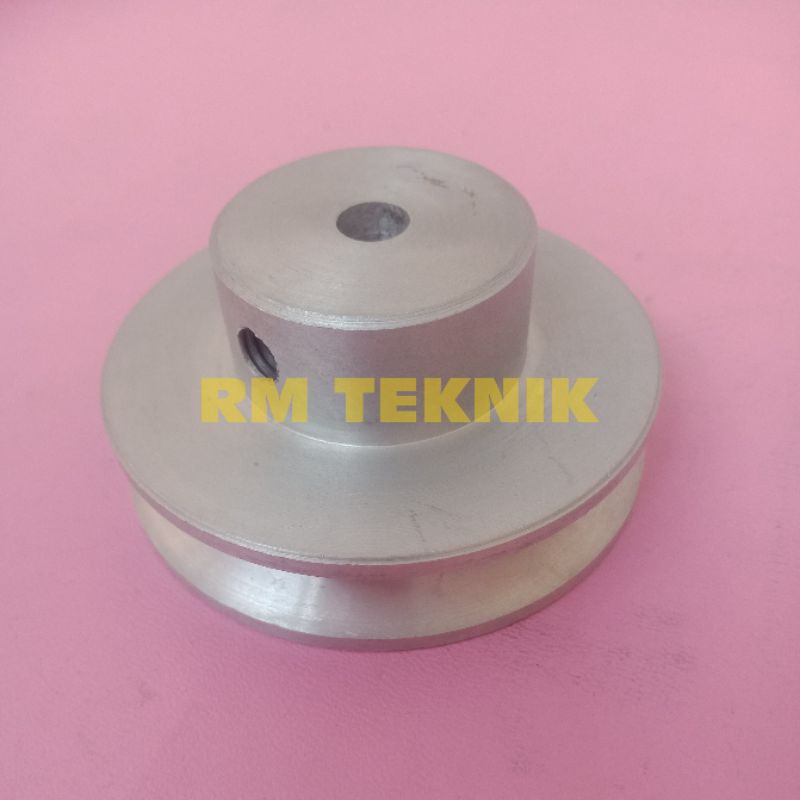 Pulley Pulley A1 - เพลา 3 นิ้ว 9 mm one line vanbelt Pulley อะลูมิเนียม