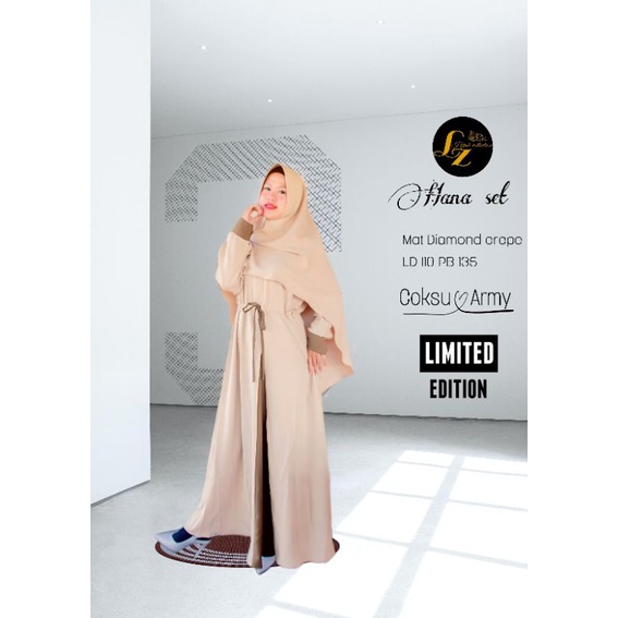 SET SYARI COKSU HANA ORIGINAL BY LZ HIJAB COLLECTION