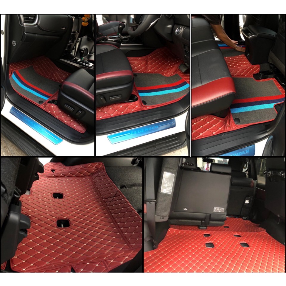 ตกแต่งบ้าน พรมปูพื้นรถ 7ที่นั่ง 6D/7D # Fortuner,Everest,MU-X,Pajero,,Avanza,,Xl-7,FREED เข้ารูปตรงรุ่น(พร้อมส่ง แถม2) ส่งด่วน สั่งเลย