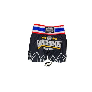 Buakaw Shorts BFG4-3 BLACK RED BLUE