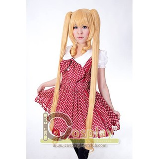 วิกผมทวินเทล ชินคุ  สีทอง rozen maiden shinku  Wig Cosplay  120CM