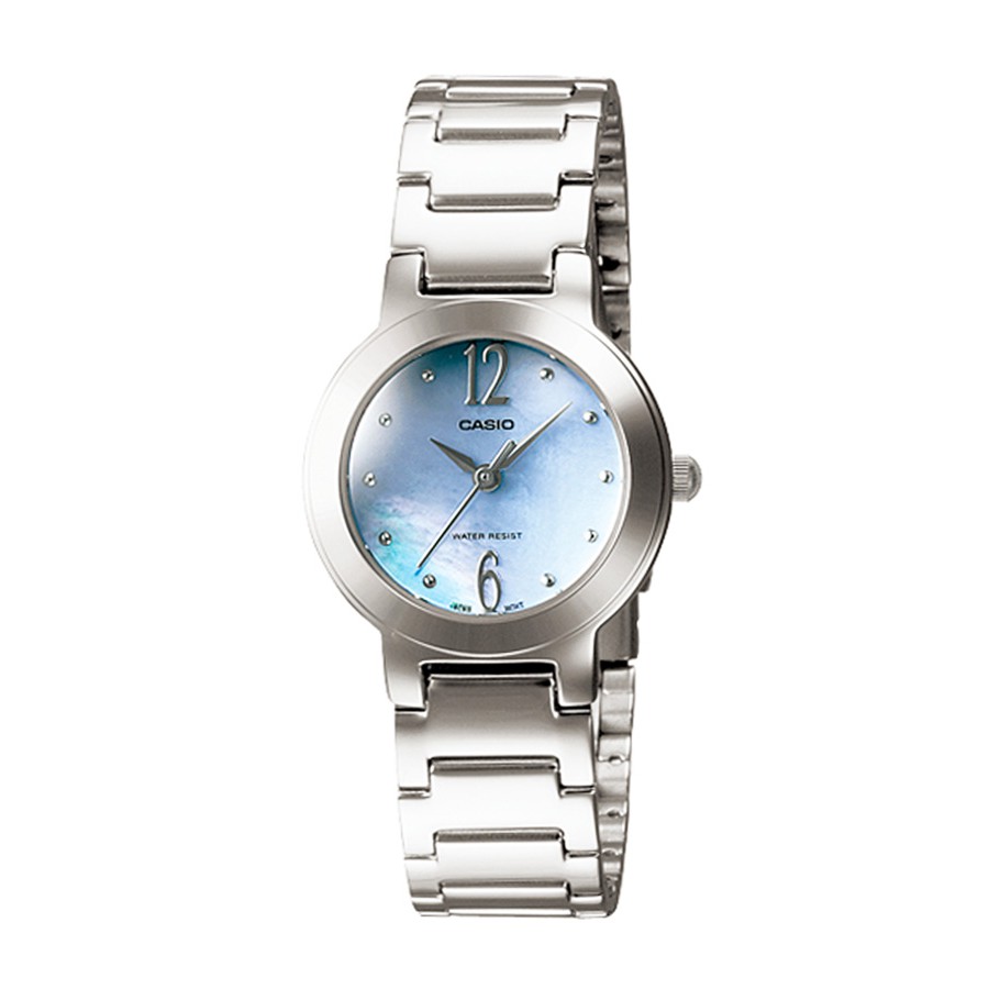 Casio Standard นาฬิกาข้อมือผู้หญิง สายสแตนเลส รุ่น LTP-1191A,LTP-1191A-2A ( CMG ) - สีเงิน