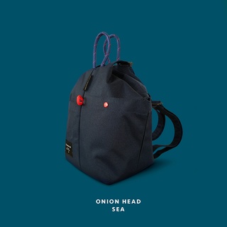 Onion head relife charcoal backpack กระเป๋าเป้ผู้หญิง รุ่นหัวหอม สีกรมดำอมเทา