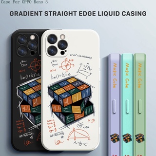 OPPO Reno 5 2 2F Pro 4G 5G ออปโป้ สำหรับ Case Rubiks Cube เคส เคสโทรศัพท์ เคสมือถือ