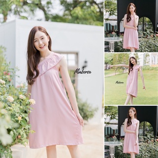 เดรสระบาย สายเดี่ยว Sweet Summer Dress เรียบหรู เก๋ ลุ๊คคุณหนู