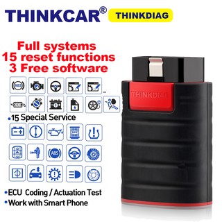 Thinkcar Thinkdiag Obd 2 Andriod Ios 15 อุปกรณ์เสริมรถยนต์ Pk Easydiag 200 Ap 200