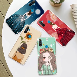 เคส Realme C3 (ลายนิ้วมือ) เคสโทรศัพท์ เจลลี่ TPU ซิลิโคนนิ่ม สาวสวย