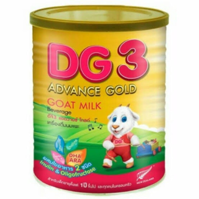 Dg3 advance gold นมแพะ ดีจี3 แอดวานซ์ โกลด์ ขนาด 400g หมดอายุ31/10/2022