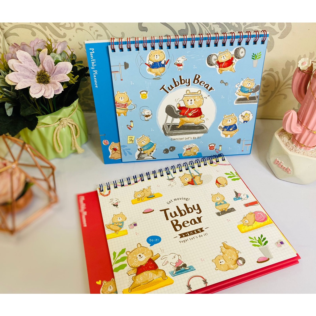 MONTHLY PLANNER CALENDAR\TUBEBY BEAR TABLE CALENDAR