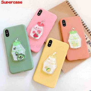 Samsung Galaxy J2 Pro 2018 J6+ J4+ Plus J4 J2 A2 Core Cases Cartoon Banana Milk Strawberry fruit Soft Back Cover