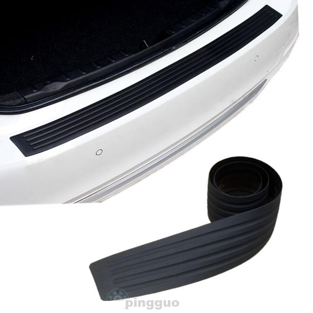 Rear Bumper Pad Protector Rubber Car Plate Soft Universal Scratch Guard