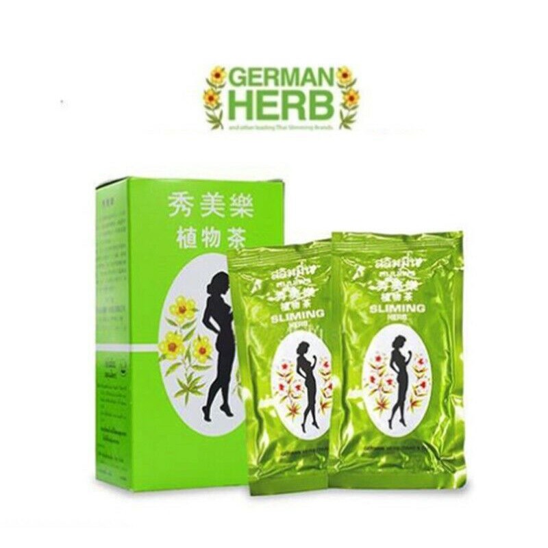 ชาสมุนไพร SLIMING HERB 1 กล่อง เหมาะกับคนที่ไม่ชอบคุมอาหาร ดีท็อกซ์ลำไส้ดีเยี่ยมของแท้ 100 % พร้อมส่งทันที.