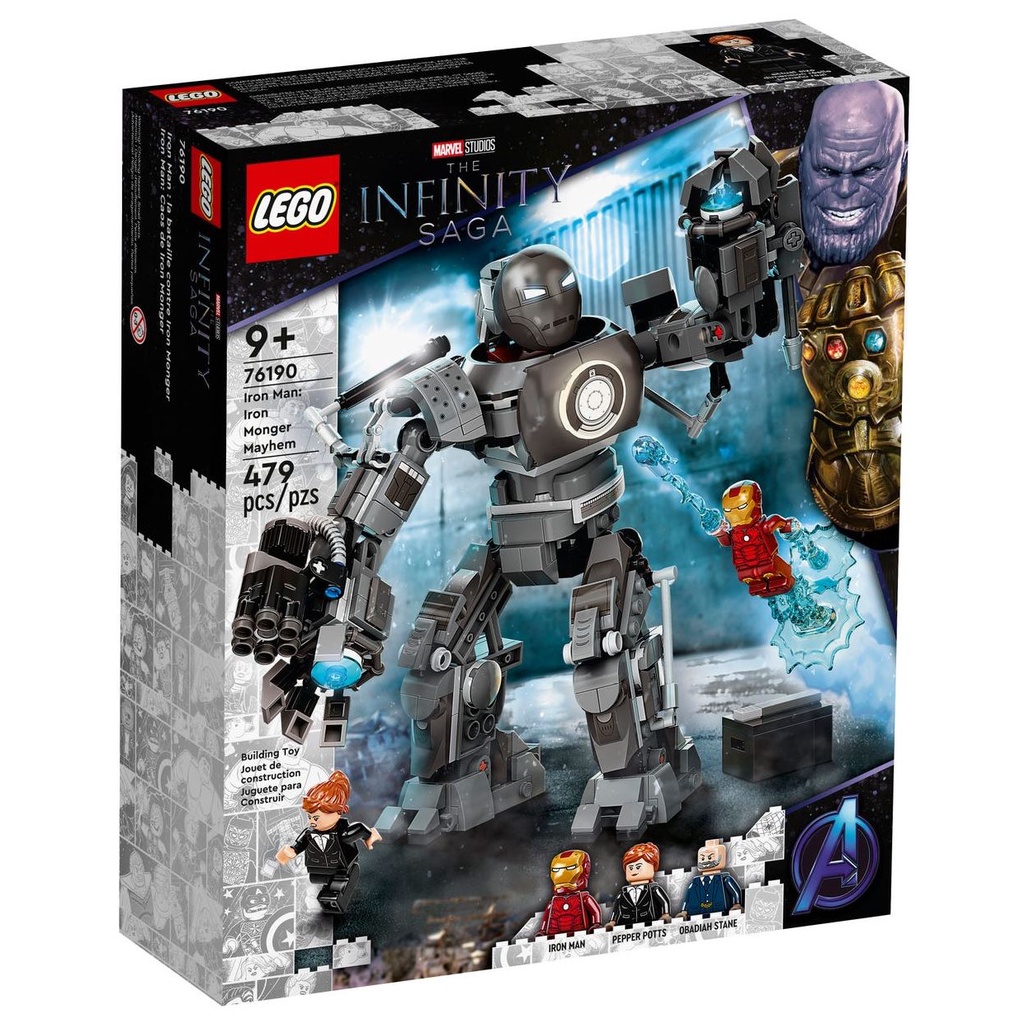 LEGO Marvel Iron Monger Mayhem 76190