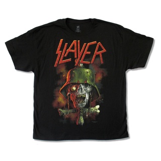 [S-5XL]เสื้อยืด พิมพ์ลาย Slayer Soldier on Cross World Domination 2014 Tour สีดํา สไตล์คลาสสิก ไม่ซ้ําใคร สําหรับผู้ชาย