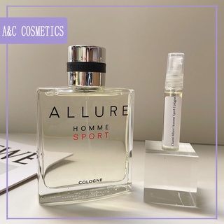 แท้💯%【🚛จัดส่งที่รวดเร็ว】Chanel Allure Homme Sport Cologne EDT 5ml/10ml