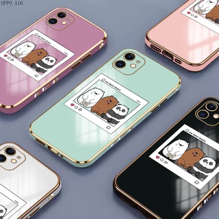 OPPO A16 A16K A16E A54 A73 A93 A94 A95 A76 A36 A83 2020 4G เคสออปโป้ สำหรับ Case Bears เคส เคสโทรศัพท์ เคสมือถือ เคสนิ่ม