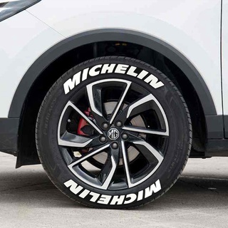 Michelin สติกเกอร์ ลายตัวอักษรสยาม สําหรับตกแต่งรถยนต์ 1 ล้อ 1 ชุด