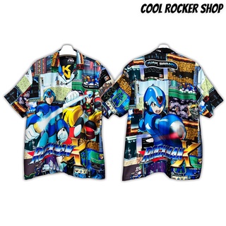 Cool Rocker : เสื้อเชิ้ตลาย Rockman X By HuakBrand