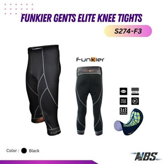 กางเกงปั่นจักรยาน Funkier Gents Elite Knee Tights S274-F3