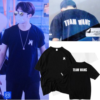 เสื้อยืดผ้าฝ้ายพิมพ์ลายแฟชั่น พร้อมส่ง/Pre เสื้อยืด TEAM WANG แบบ Jackson