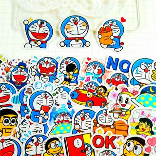 ★★★ Doraemon Q-3 สติกเกอร์ไดอารี่ ขนาดเล็ก ★★★ สติกเกอร์ ลายแฟชั่น สําหรับตกแต่งสมุดภาพ อัลบั้ม 50 ชิ้น ต่อชุด (ขนาด: 2~3 ซม.)