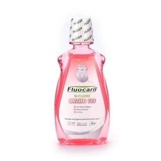 Fluocaril Ortho 123 ฟลูโอคารีล น้ำยาบ้วนปาก 500มล.ยาสีฟัน 100กรัม และ ยาสีฟันออริจินัล แถมแปรง 200g