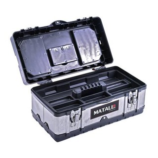 กล่องเครื่องมือช่าง กล่องเครื่องมือ MATALL PRO 5019B 19 นิ้ว สีดำ/เงิน Tool Boxes Tool Bags