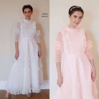 Maxi Dress แม็กซี่เดรสผ้าลูกไม้ #Borichta