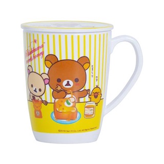 ถ้วยหู+ฝา SUPERWARE RILAKKUMA MEETS HONEY 3 นิ้ว ใช้สำหรับใส่เครื่องดื่ม