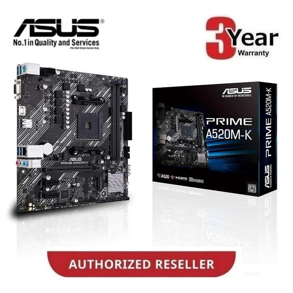 ASUS PRIME A520M-K Micro ATX Motherboard