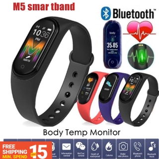 M4 Smart Watch M5 smart band นาฬิกาสมาร์ทวอทช์ นาฬิกาออกกำลังกาย สายรัดข้อมืออัจฉริยะ ⌚ Android IOS smart watch กันน้ำ