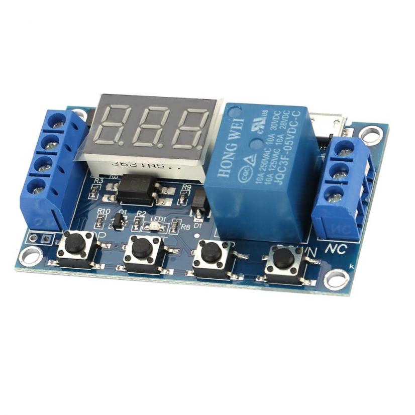 【Ready】Display Module Trigger On/Off Switch Relay Delay 5-30V Cycle LED ...