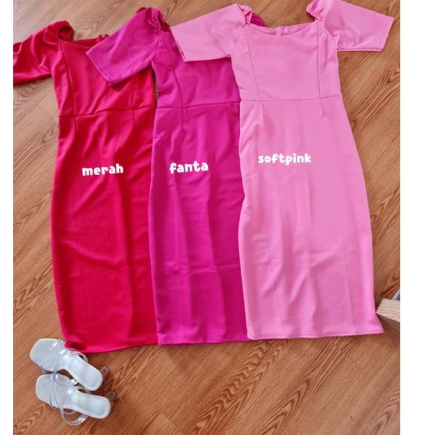 (ราคาพิเศษ!) VINTAGE PREMIUM SCUBA DRESS/VINTAGE DRESS/KOREA DRESS