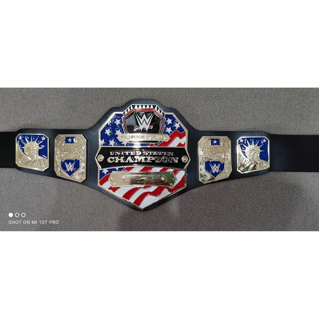 WWE UNITED STATES มวยปล้ํา CHAMPIONSHIP TTLE BELT PREMIUM TOY BELT