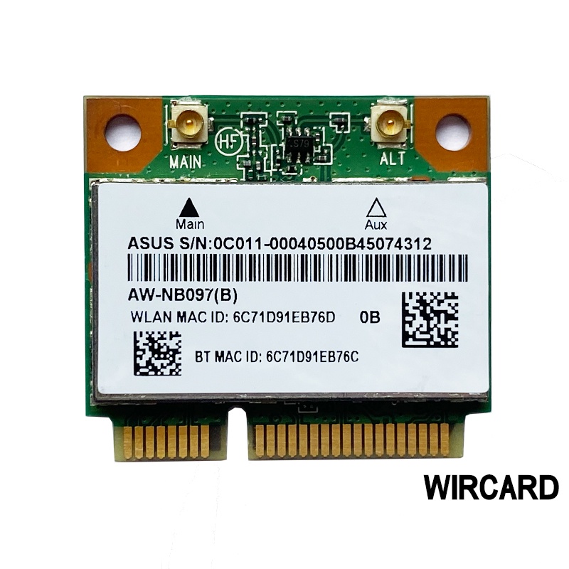 ASUS ASUS A53S X53S K53S P53S K53SV K53SJ การ์ดเครือข่ายไร้สายบลูทูธโมดูล wifi